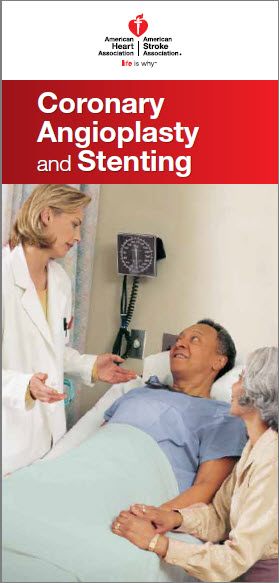 Coronary angioplasty and stenting brochure cover