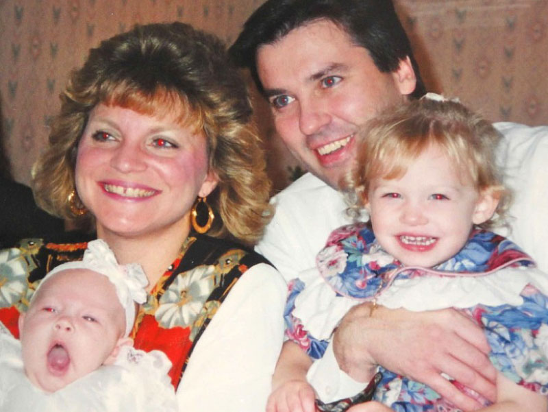 Gerard Blaney with wife and young daughters. (Photo courtesy of Gerard Blaney)