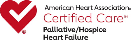 American Heart Association Certified Care Heart Check for Palliative/hospice Heart Failure