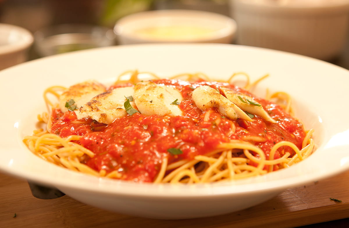 chicken pasta marinara sauce