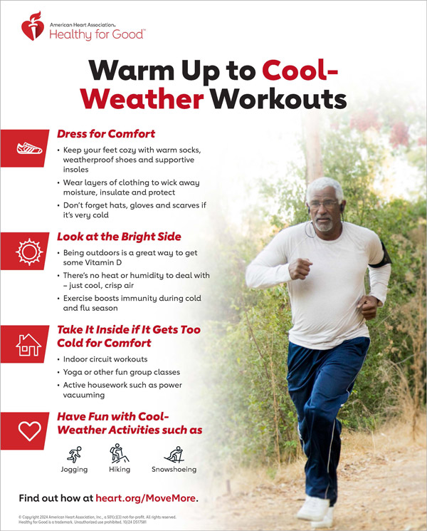 Warm Up with Cool-Weather Workouts | American Heart Association