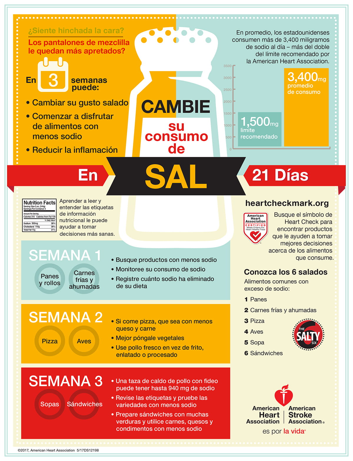 Sodium Swap infographic Spanish