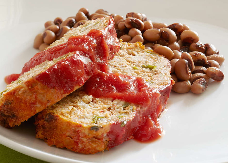 Meatloaf with BlackEyed Peas American Heart Association