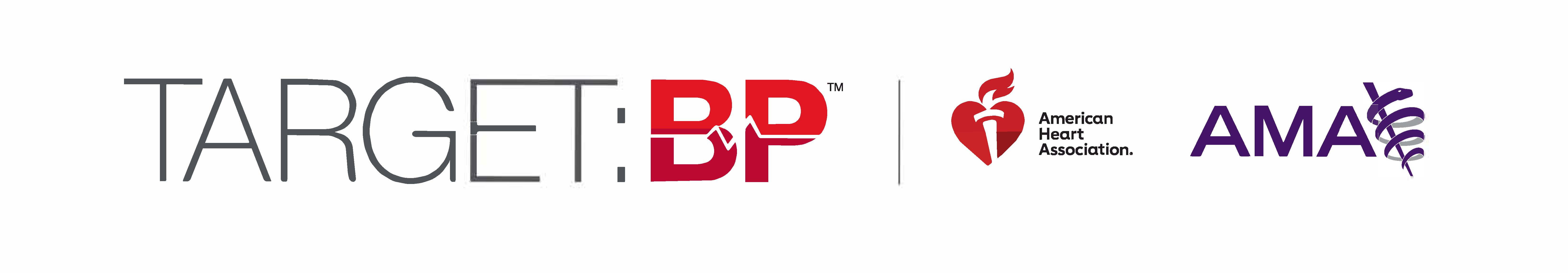 Target: BP AHA AMA logo horizontal