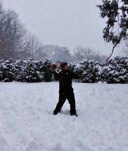 Cullen - snow football
