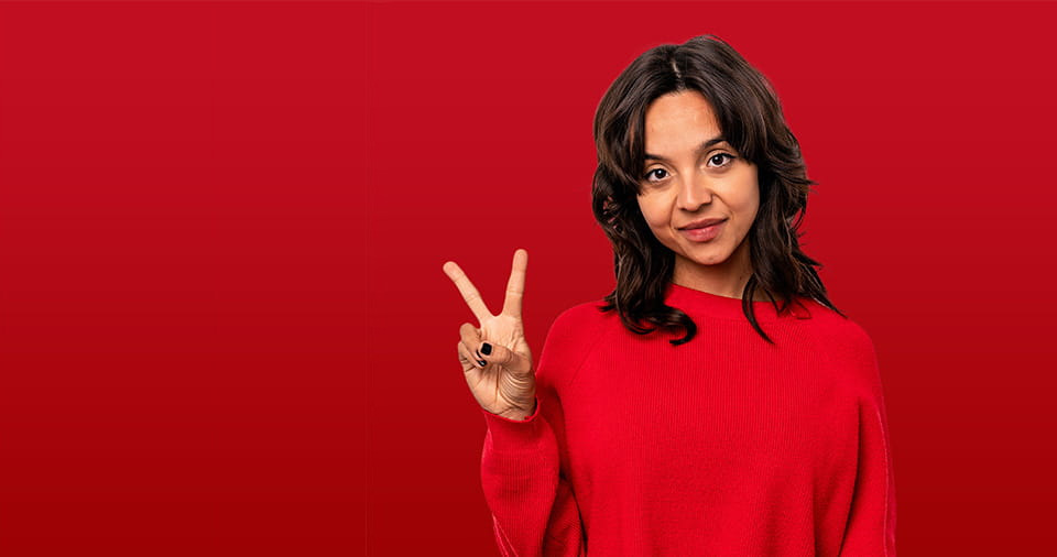 Women showing 2 sign up