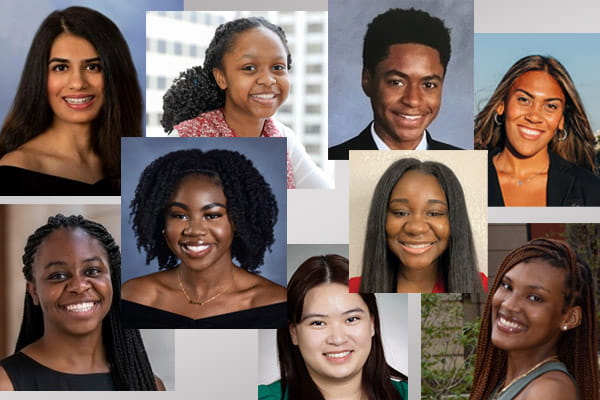 a collage of the 2022 EmPOWERED Scholars headshots