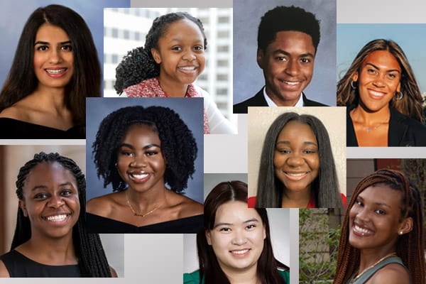 a collage of the 2022 EmPOWERED Scholars headshots a collage of the 2022 EmPOWERED Scholars headshots