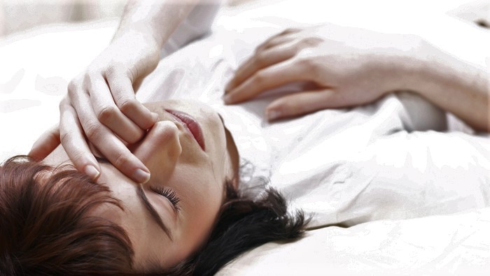 woman laying down