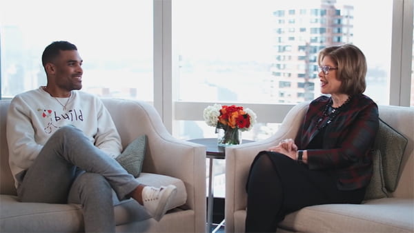 Micah Johnson and Nancy Brown interview video screenshot