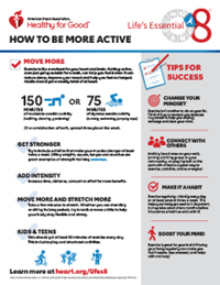 View the How to be More Active Fact Sheet PDF