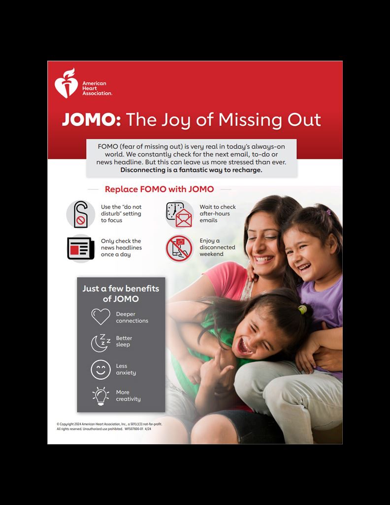 JOMO: The Joy of Missing Out