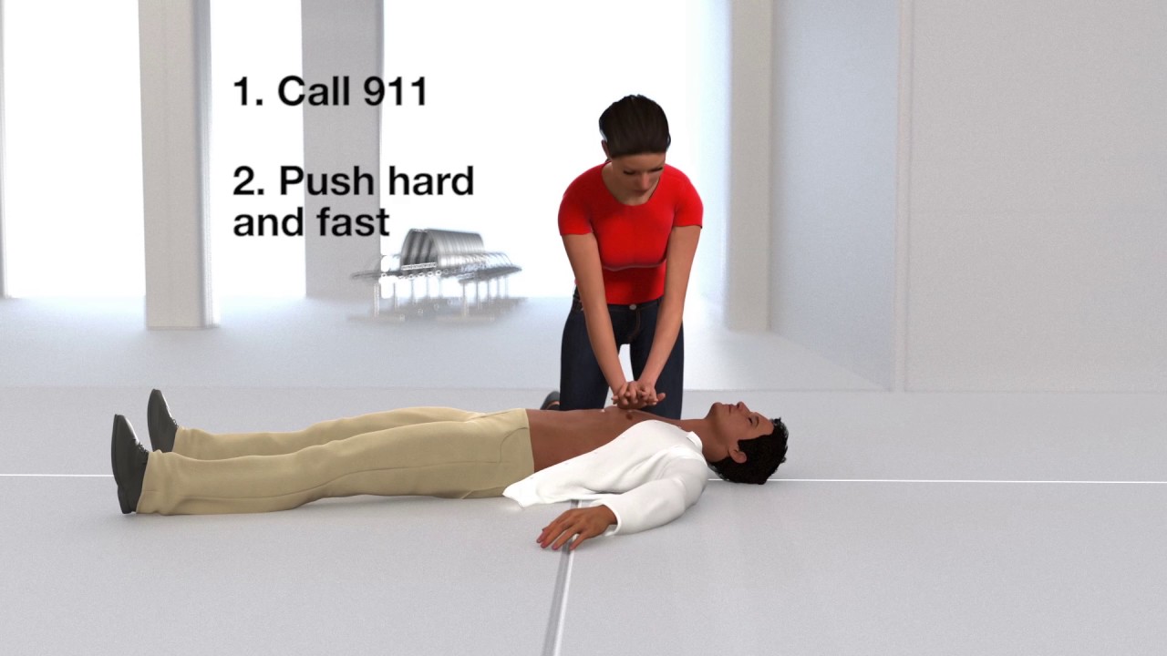 2017 HandsOnly CPR Instructional Video screenshot