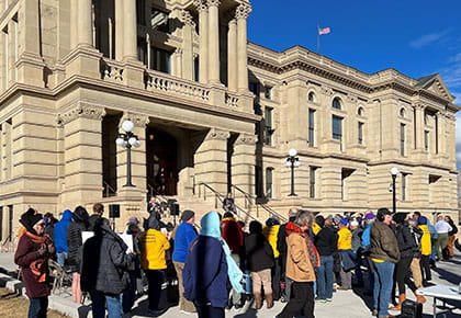 Wyoming Advocates Rally at the Capitol