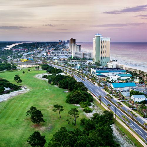 Panama City Beach Aerial View