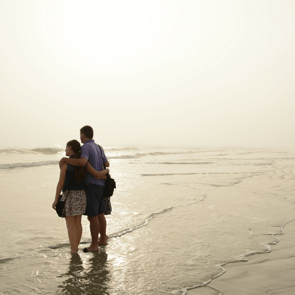 Couple on Daytona Beach