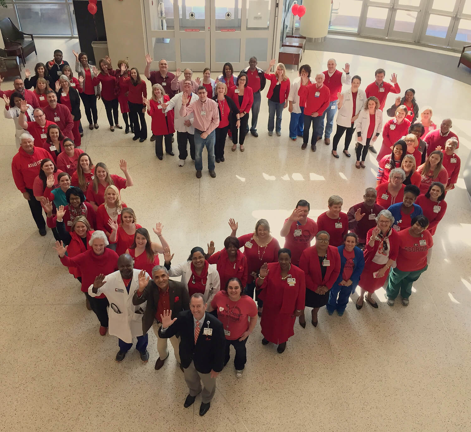 Wear Red Day at St. Francis Hospital