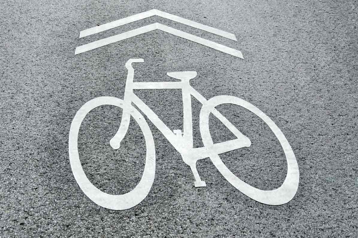 bike path road symbol