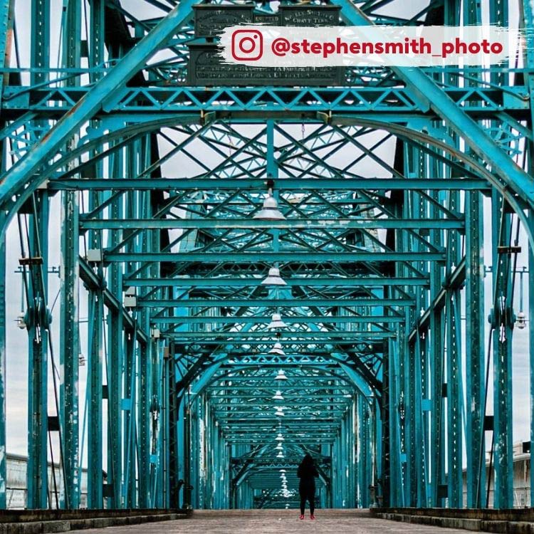 view of steel bridge