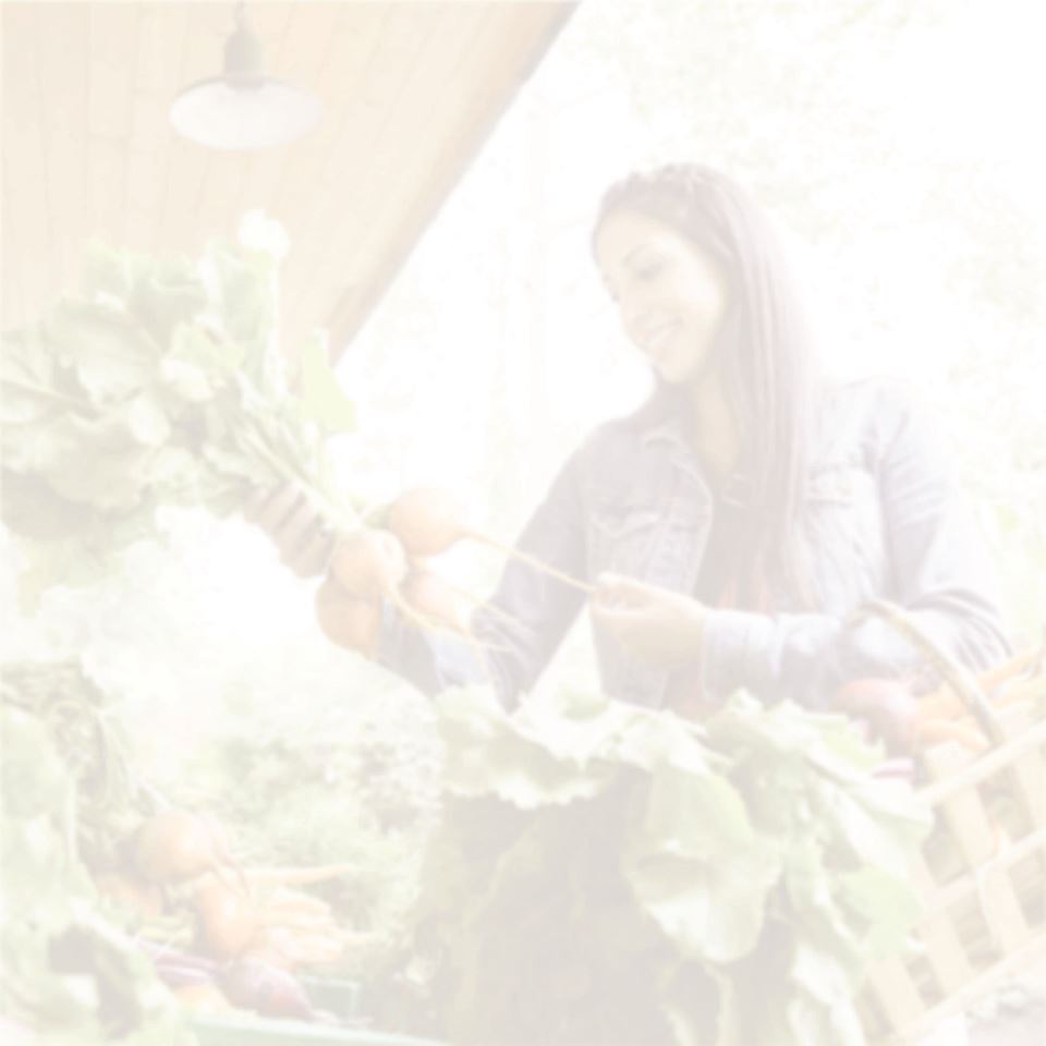 culture of health - veggies Woman at farmer's market
