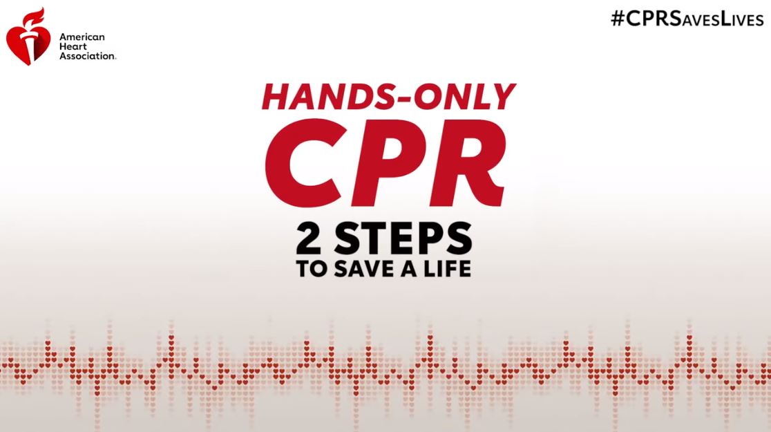 Hands-Only CPR 2 STEPS to save a life