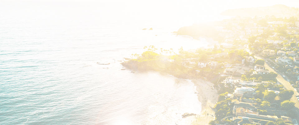 Orange County header Laguna Beach coastline