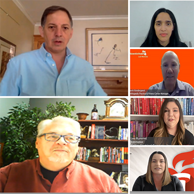 images of six speakers from the Worksite Wellness Symposium
