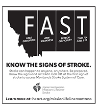 F face dropping, A arm weakness, S slurred speech, T time to call 911. Know the signs of stroke.