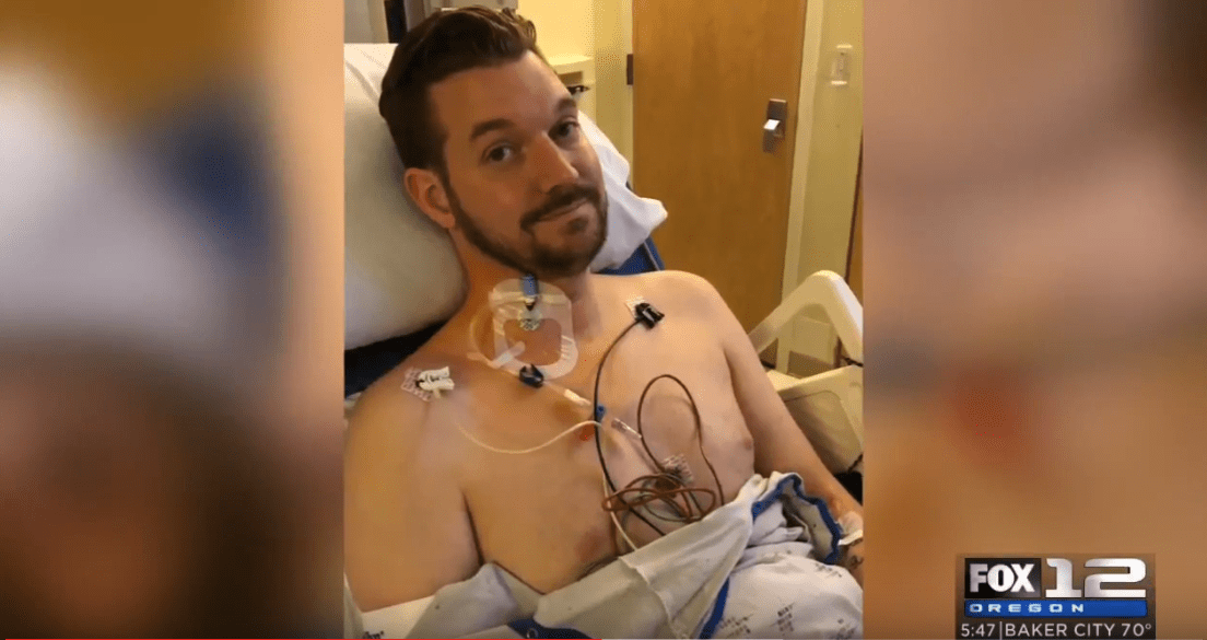 Scott Cummings in hospital