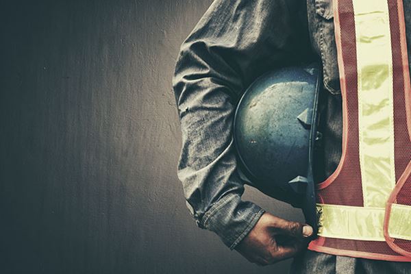 worker with helmet worker with helmet