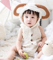 adorable baby in costume