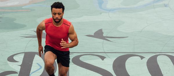 Move More man running man running