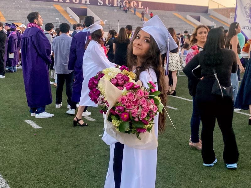 Lynette Andreasyan at her high school graduation. (Photo courtesy of Lynette Andreasyan)