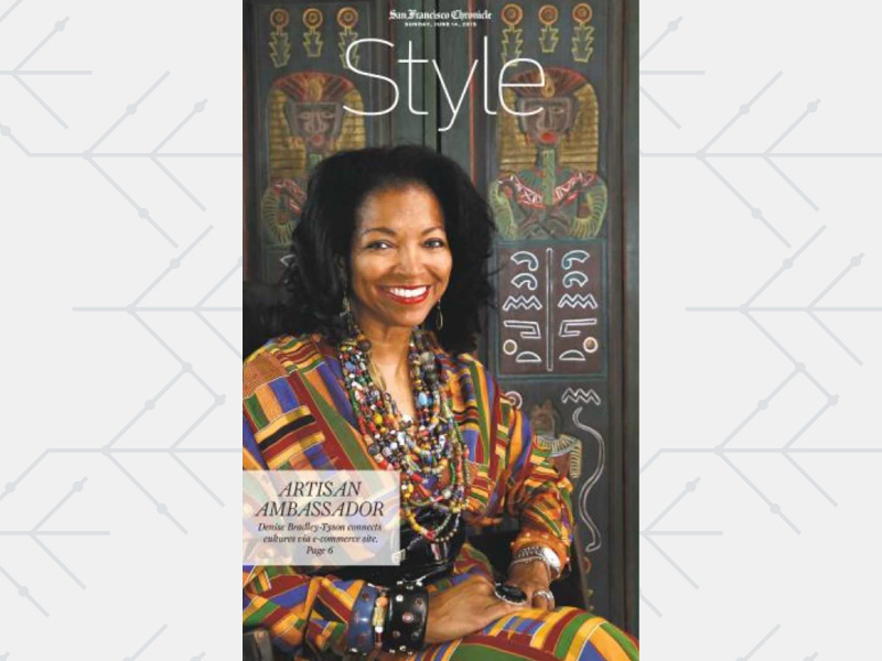 Denise Bradley-Tyson launched the online marketplace Inspired Luxe to support artisans from the African diaspora. (San Francisco Chronicle; image courtesy of Denise Bradley-Tyson)
