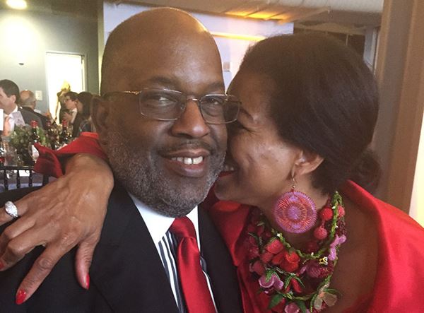 Bernard and Denise Bradley Tyson smiling