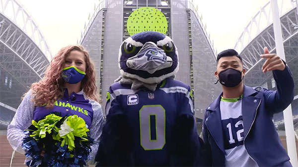 NFL Kids Day 2020 Seattle Seahawks exercise