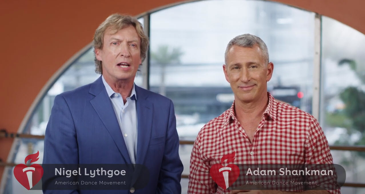 Nigel and Adam from the American Dance Movement tell you about the American Heart Challenge