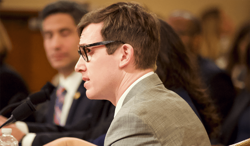 Andrew Blackshear testifies before the House Ways and Means Committee