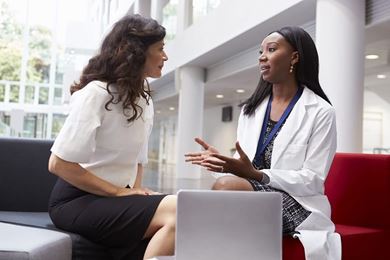 doctor and patient meeting