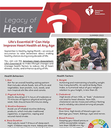 Legacy of Heart Newsletter - Summer 2022