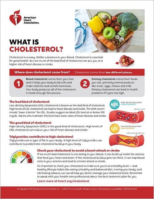 What is Cholesterol? | American Heart Association