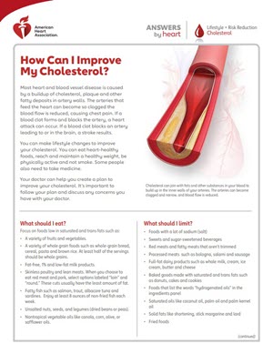 Answers by Heart Fact Sheets: Lifestyle and Risk Reduction | American Heart  Association