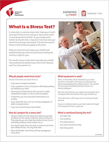 British Heart Foundation - Your guide to tilt test -