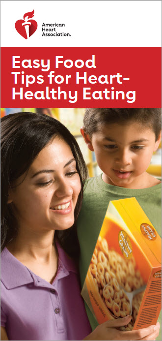 Easy Food Tips brochure cover