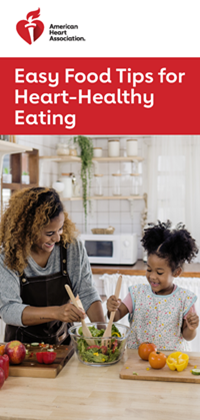 Easy Food Tips brochure cover