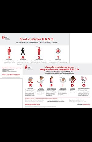 Spot a Stroke FAST poster