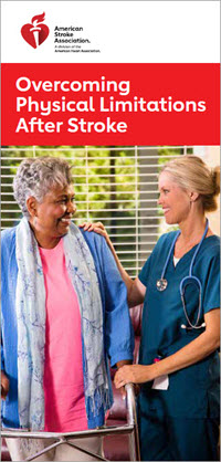 Living with disability after stroke brochure cover