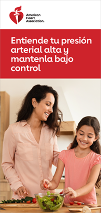 Understanding and controlling high blood pressure Spanish brochure cover