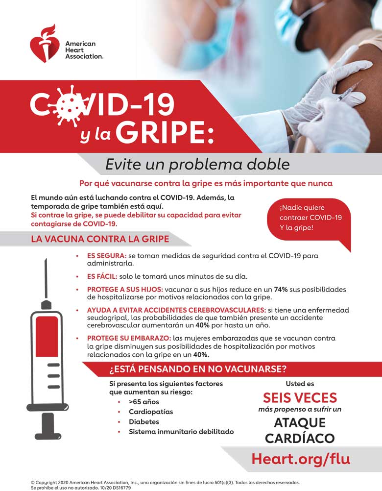 Vacunacion Gripe Y Covid Salamanca Es más importante que nunca vacunarse contra la gripe infografía