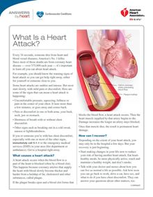 What is heart attack sheet